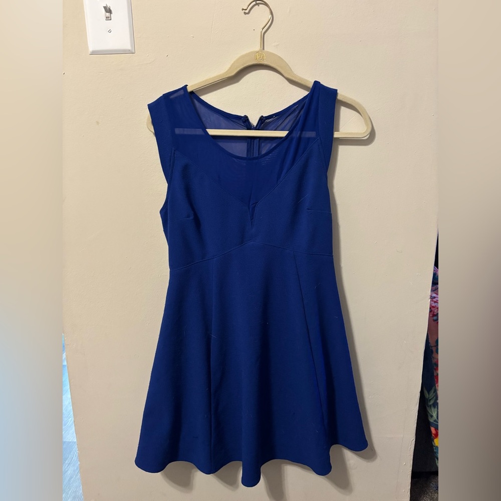 Express Royal Blue Mini Dress